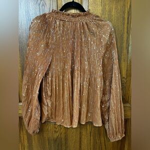 Alice blue fall colored blouse M Medium